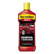 DoctorWax Цветная полироль с полифлоном. Темно-красная